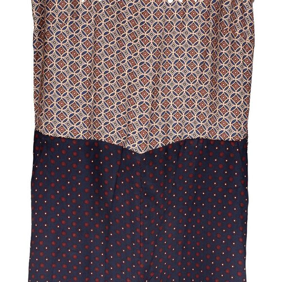 💥 2/30$💥Jumpsuit Royal Ivy Regatta Geometric pattern Two tone Quality satin XS - Picture 5 of 10